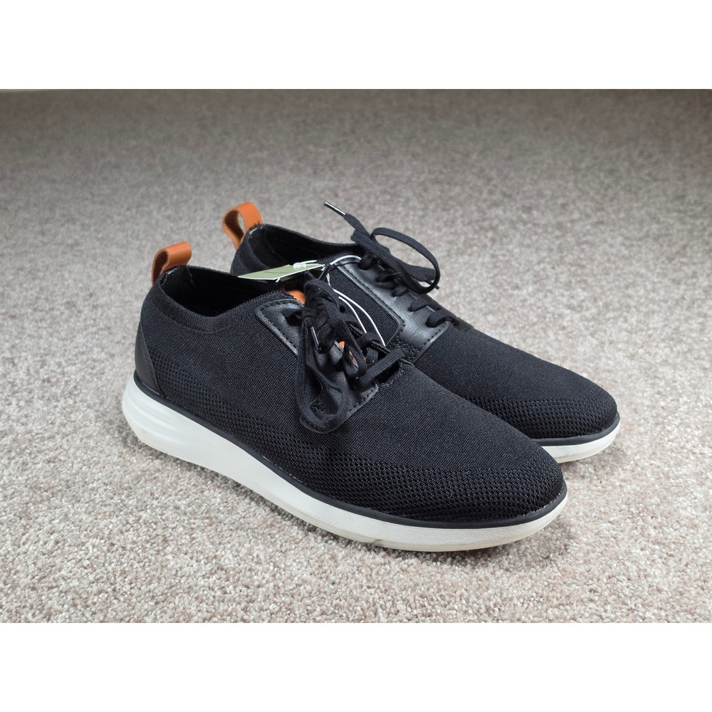Goodfellow & Co Zeke Mens Black Knit Lace Up Sneakers Shoes Size 9 New With Tags